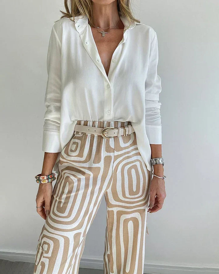 Liora | Conjunto de Verano de Dos Piezas Elegante y Amplio