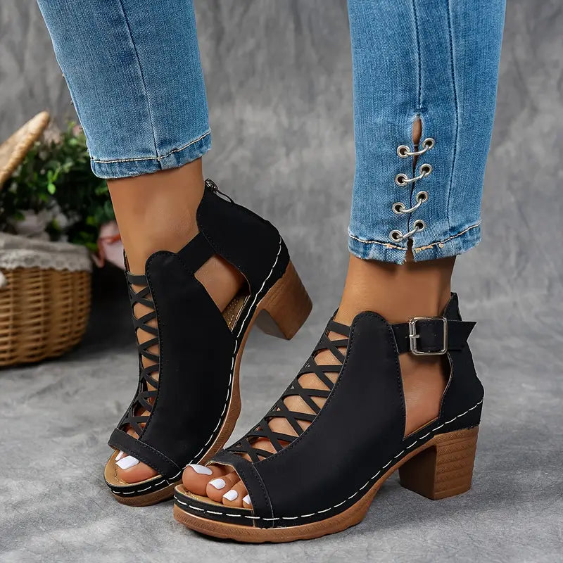 Aubrey™ - Sandalias de cuña elegantes