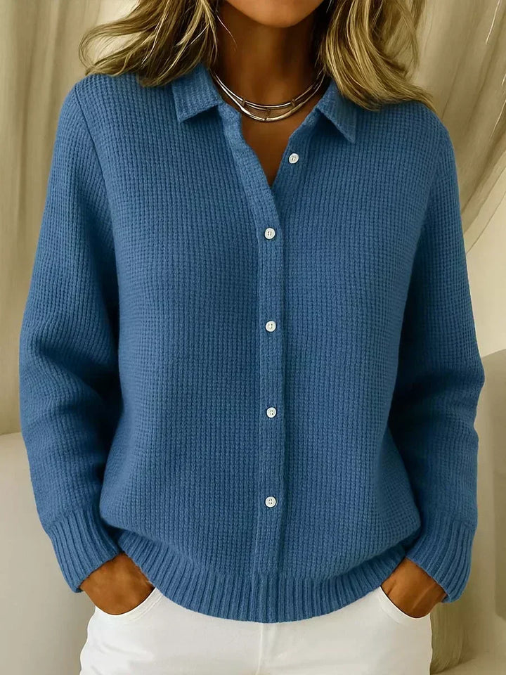 Camille™ | Cardigan Button-Up a Maglia Testurizzata