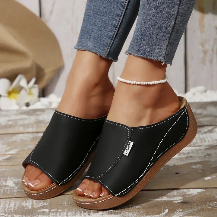 Ella™ - Sandalias Casual de Plataforma con Tacón Medio