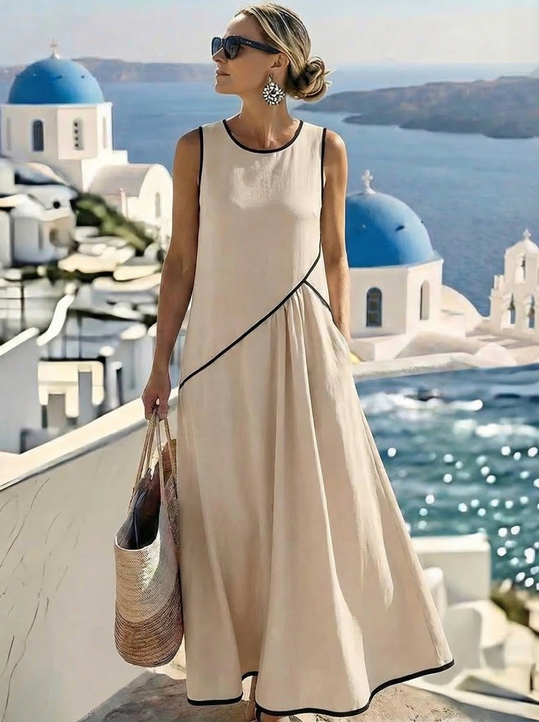 Vestido a Rayas de Verano Lotte™