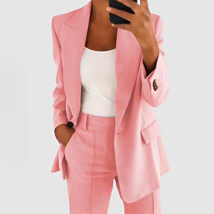Luna™ - Conjunto de Blazer Estiloso y Refinado