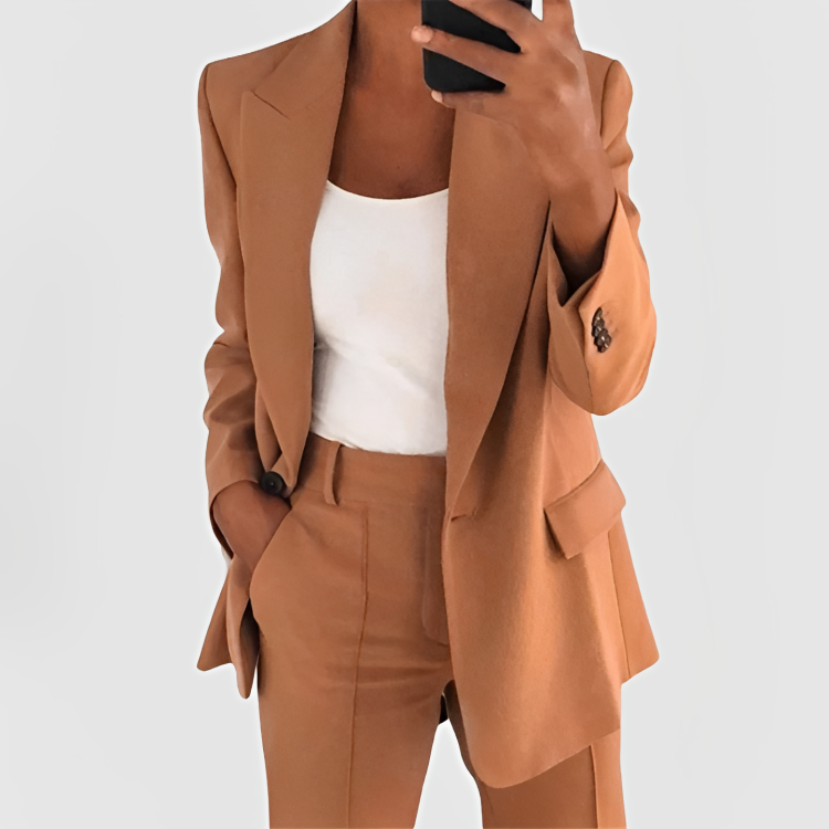 Luna™ - Conjunto de Blazer Estiloso y Refinado
