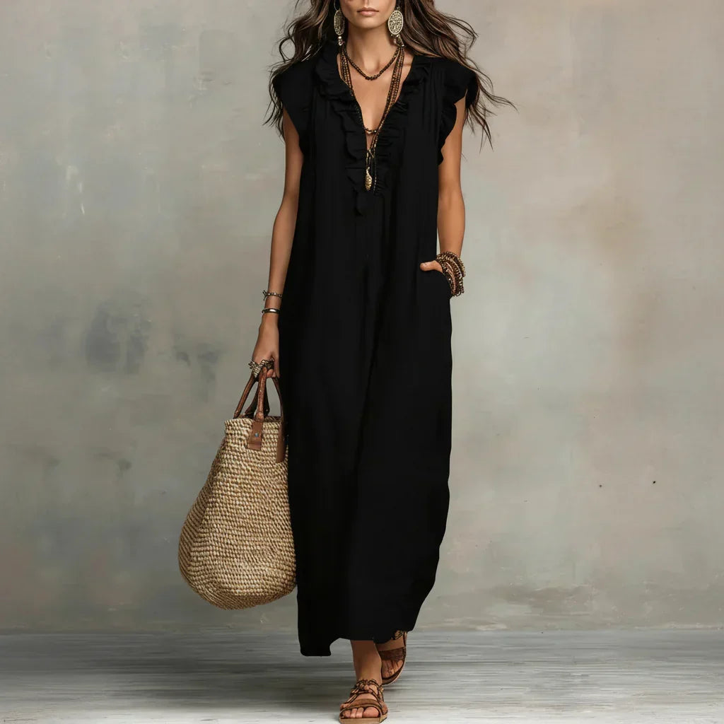 Zoey | Vestito Bohemio Lungo