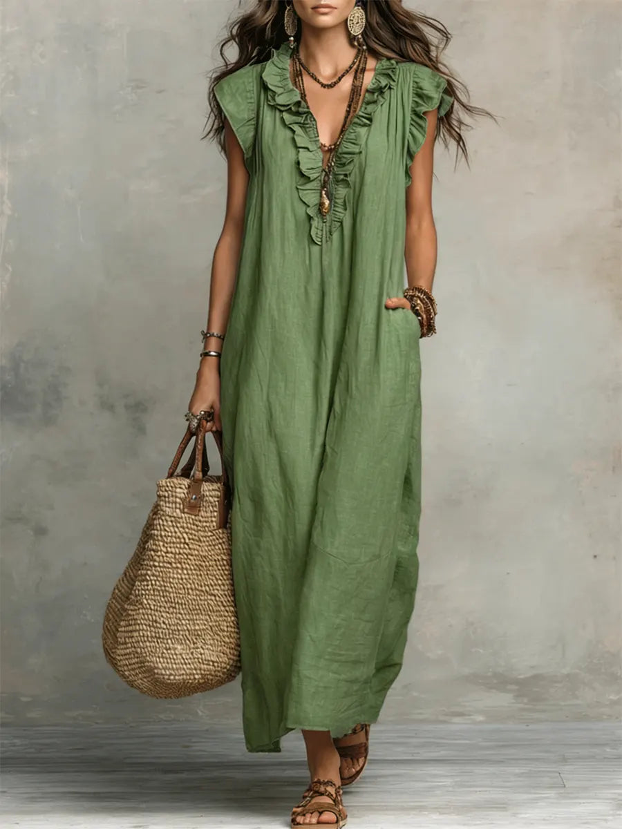 Zoey | Vestito Bohemio Lungo