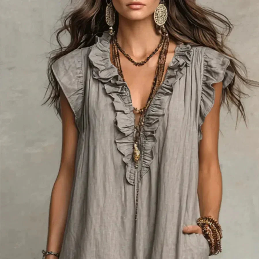Zoey | Vestito Bohemio Lungo