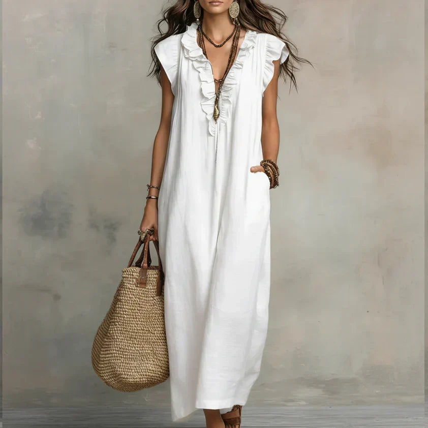 Zoey | Vestito Bohemio Lungo