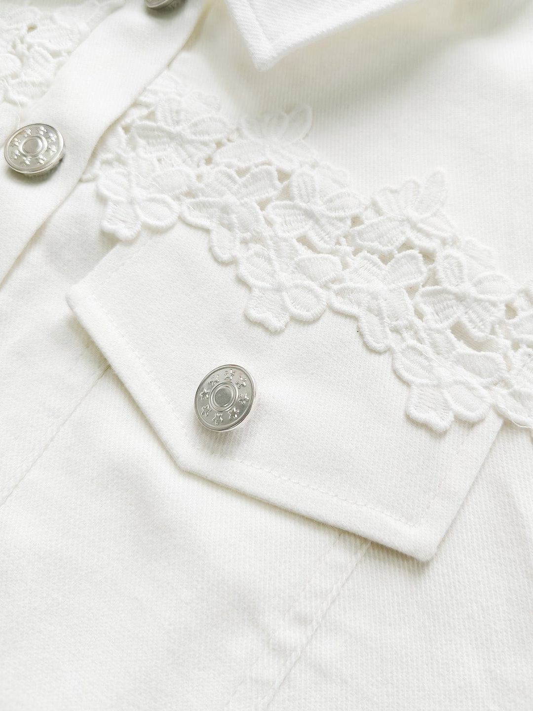 Sunnelace™ | Giacca con Pannello in Pizzo