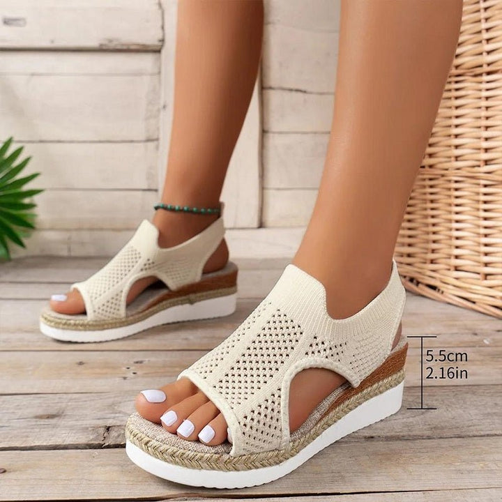 Riley™ - Sandalias de playa ortopédicas cómodas con cuña