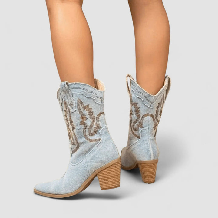 La Bota Della de Denim