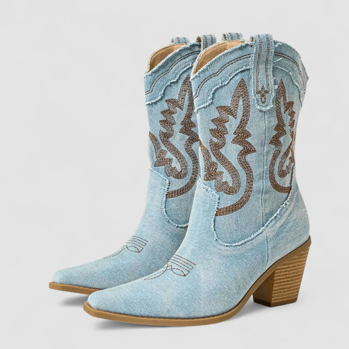La Bota Della de Denim