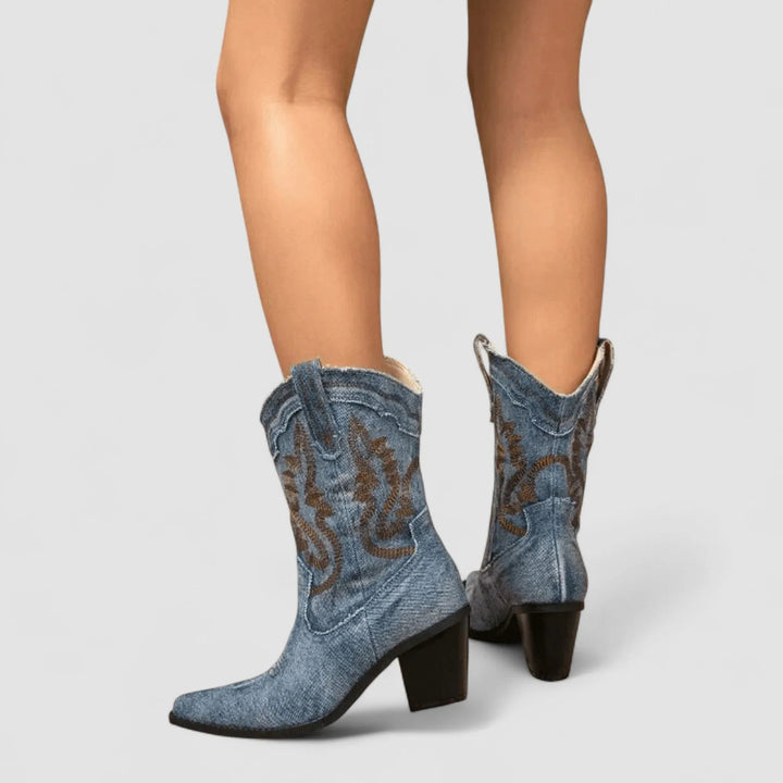 La Bota Della de Denim