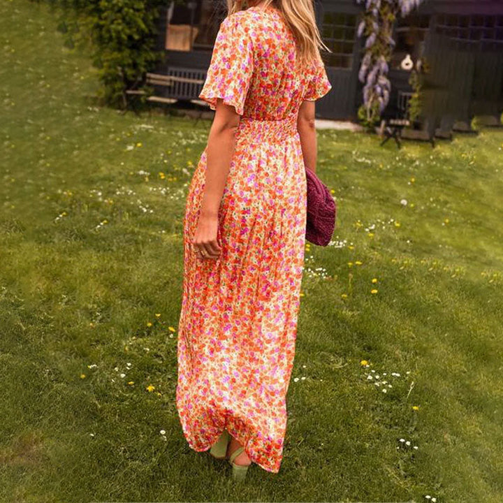 Amelia™ - Vestido Maxi Floral Elegante