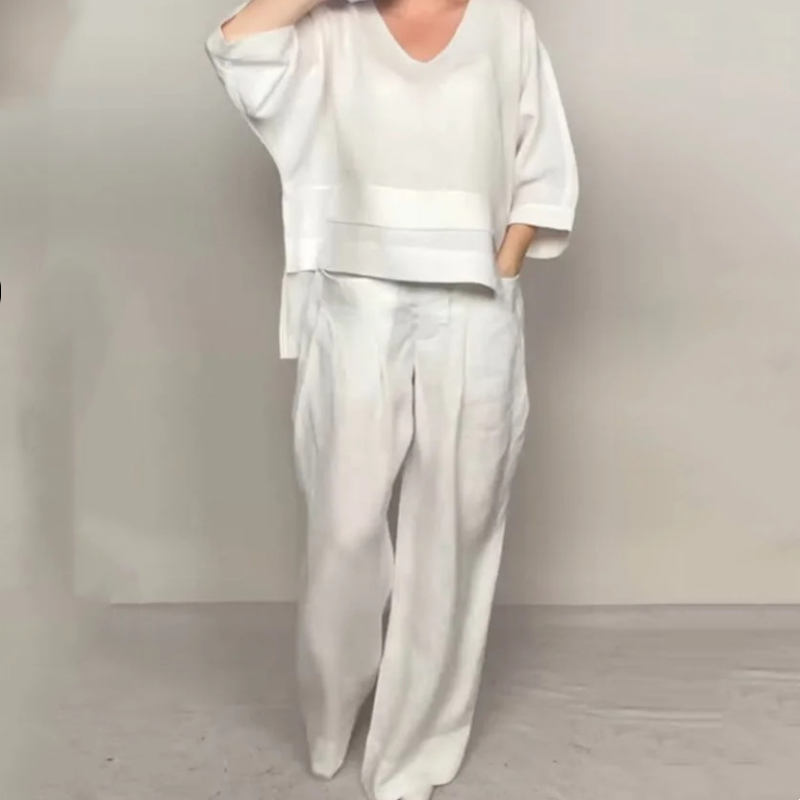 Noa | Conjunto Minimalista Suelto de Dos Piezas